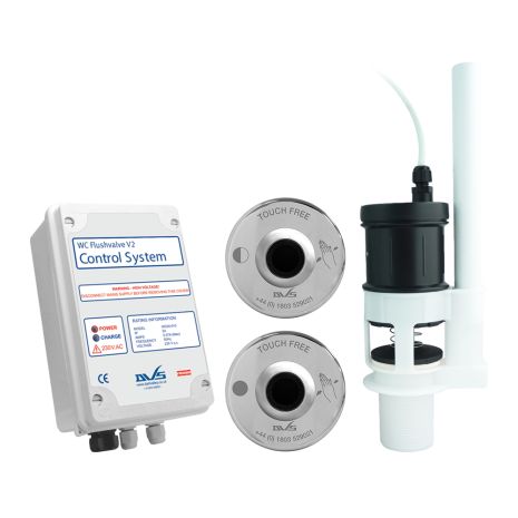 KWC DVS Toilet Sensor Flush kit with Dual Wave-on Sensors (Full and Half Flush) WC03-036, WC03-037