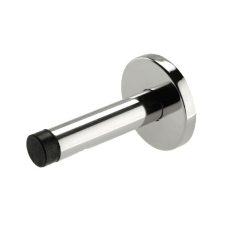 Stainless Steel Wall Mounted Door Stop on Rose