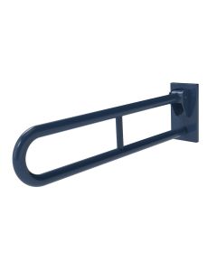 Fitzroy Of London 800mm Friction Hinged Grab Rail with Concealed Fixing - Dark Blue | Commercial Washrooms