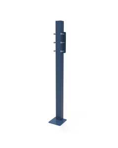 Fitzroy Of London Hinged-Rail Floor Mounting Post And Adaption Kit