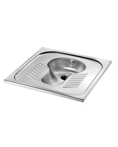 Delabie SHA 700 Squat Pan - Recessed with Trap