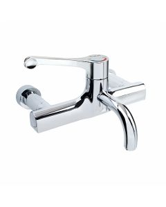 Twyford Sola thermostatic wall mounted surgeons mixer lever tap.
