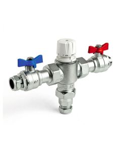 Intamix Pro 22mm Thermal Mixing Valve (TMV) with Isolation Valves