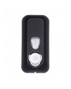 Liquid Soap Dispenser (550ml) Soft Touch Plastic - Black