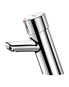 Delabie TempoMix Self Closing Mixer Basin Tap with Temperature Adjustment 79500015