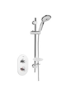 Bristan Artisan Recessed Thermostatic Dual Control Shower Valve and Head 