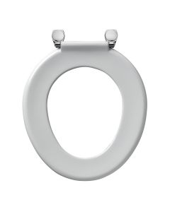 Armitage Shanks Bakasan Toilet Seat With Metal Top Fix Hinges (No Cover) | White | Commercial Washrooms