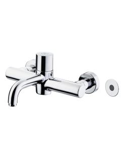 Armitage Shanks Markwik 21+ Sensor Panel Mounted Thermostatic Basin Mixer Tap | Fixed Spout | Commercial Washrooms