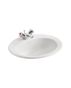 Armitage Shanks Sandringham 21 countertop washbasin 50cm - 1 tap holes, no chainstay hole