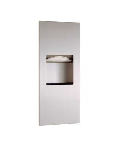 Bobrick TrimLine Paper Towel Dispenser and Waste Bin | Commercial Washrooms