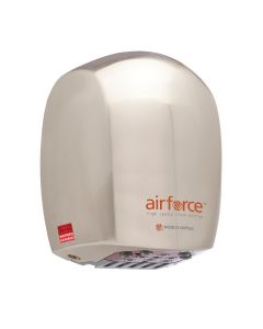 Airforce Hand Dryer | Brushed Chrome | Commercial Washrooms