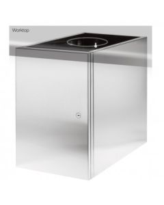 Dolphin Stainless Steel Under Counter Bin With Locking Door
