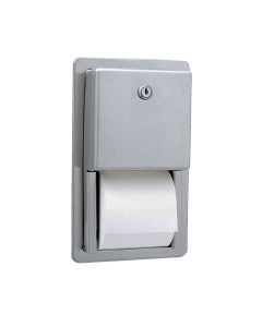 Bobrick Classic Series Recessed Multi-Roll Toilet Tissue Dispenser