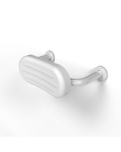 Fitzroy Of London Steel Back Rest Rail With White Pad and 270mm Projection