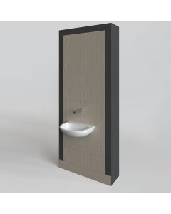 Washbasin with Concealed Trap Integrated Plumbing System (IPS) Module