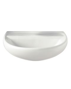 No Tap Holes Twyford Sola 600mm Wall Hung Wash Hand Basin