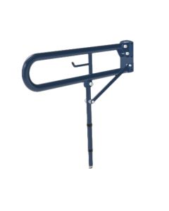 Fitzroy Of London Trombone Lift And Lock Steel Hinged Support Rail, Toilet Roll Holder and Leg