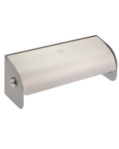 Dolphin Double Toilet Roll Dispenser Stainless Steel Lockable