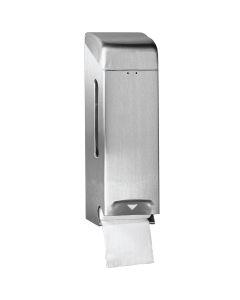 Satin Stainless Steel Dolphin Triple Toilet Roll Holder 