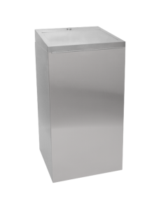 KWC DVS Stainless Steel Waste Bin with Lockable Lid 30L