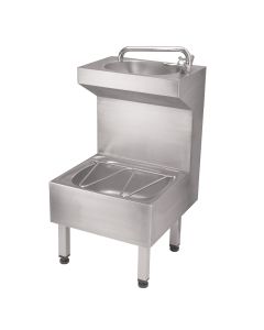 KWC DVS Centinel Cleaners Janitorial Sink Unit HTM64 With Taps