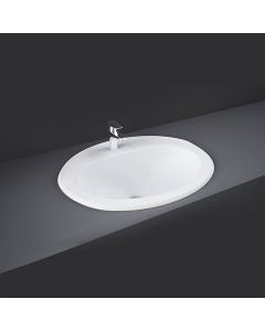 RAK-Mira 56cm Over Counter Wash Basin with 1 Taphole | Commercial Washrooms