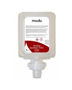 MODU 6 x 1L Alcohol Sanitiser Cartridges for Soap Dispensers | Commercial Washrooms