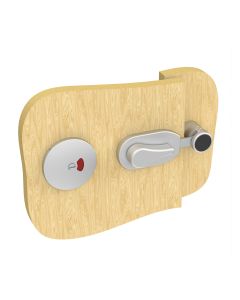 Thumb Turn Toilet Cubicle Indicator Bolt & Lock 