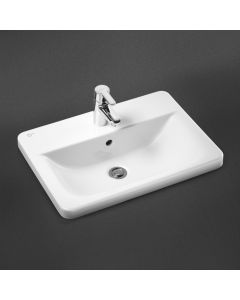 Ideal Standard 50/58cm Concept Cube Countertop Washbasin with 1 Taphole