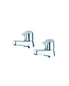 Armitage Shanks Sandringham 21 SL Bath Pillar Taps | Commercial Washrooms