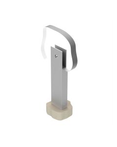 Basic Toilet Cubicle Partition Support Leg - 17-19mm
