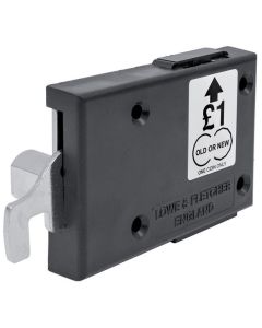Lowe and Fletcher Dry Area Dual Pound Coin Latch Locker Lock 