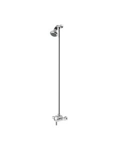 Bristan OPAC Thermostatic Exposed Rigid Riser Mini Valve with Fixed Head