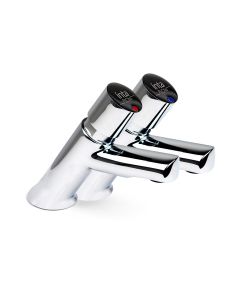 Inta Non Concussive Adjustable Time Anti Block Basin Mounted Taps