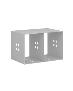 Twin Shoe Basket - Pearl Silver