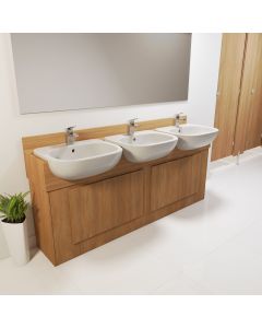 HPL Postformed Laminated Vanity Top (Semi-Recessed Style)