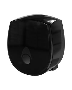 Myriad Small Jumbo Toilet Roll Dispenser, Plastic, Recycled, Black Myriad | Commercial Washrooms
