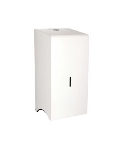 White 2 Roll Corematic Dispenser, Metal | Commercial Washrooms