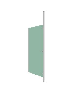 Green Solid Grade Laminate (SGL) Washroom Modesty Screen