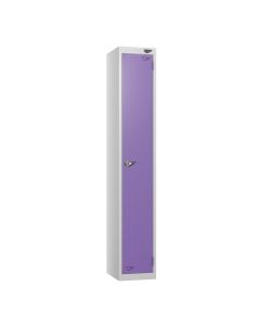 Single Door Metal Locker - Purple Door