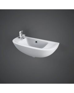 RAK-Compact 45cm Slim Line Basin with 1 Left Hand Taphole | Commercial Washrooms
