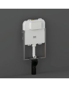 RAK-Ecofix 8cm Slimline Front Flush Concealed Toilet Cistern and Half Frame