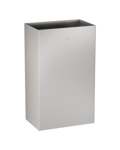 KWC DVS Stainless Steel Wall Mounted Waste Paper Bin, 23L