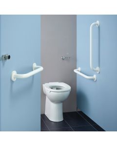 Armitage Shanks Contour 21+ Doc M Ambulant Back to Wall Toilet Pack - White | Commercial Washrooms