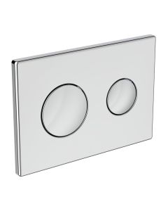 Armitage Shanks Contemporary Dual Flushplate - Chrome