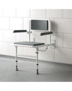 Deluxe Padded Fold Down Shower Seat with Padding 