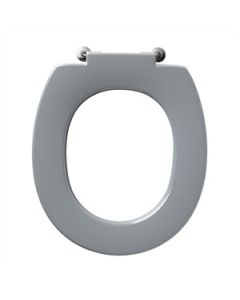 Grey Armitage Shanks Contour 21 Toilet Seat For 355mm High Pan (No Cover)