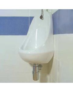 Blanc Corner Urinal Bowl (Exposed Cistern) - 1 Station Kit | Technical Drawing | Commercial Washrooms