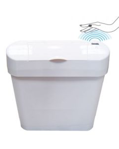 White Sensor Operated Sanitary Waste Bin