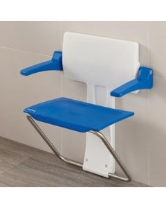 Slim Fold Shower Seat with Arms